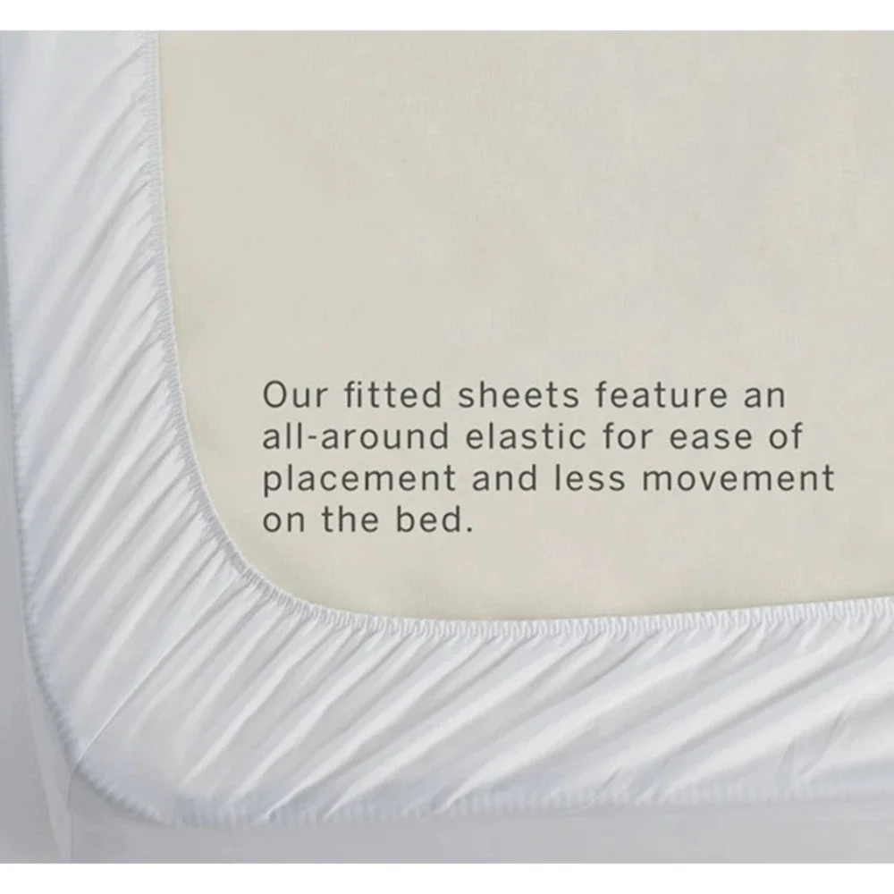 The Company Store Legends Hotel Velvet Flannel Sheet Set Queen White 50805L-Q
